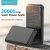 רק 21.4$/88 ש״ח למטען הנייד הסולרי הנהדר KUULAA Solar Power Bank 20000mAh!! 