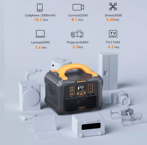 דיל מקומי: תחנת הכוח הניידת והקומפקטית בהספק 300W של Newsmy ב-₪1,199 בלבד!!