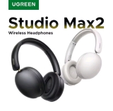 רק 18.8$/61 ש״ח לאוזניות אלחוטיות UGREEN Studio Max2 עם סאונד סטריאו עשיר, בלוטות' 5.4, עד 80 שעות סוללה, מיקרופון איכותי ונוחות מקסימלית!!