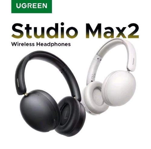 רק 18.8$/61 ש״ח לאוזניות אלחוטיות UGREEN Studio Max2 עם סאונד סטריאו עשיר, בלוטות' 5.4, עד 80 שעות סוללה, מיקרופון איכותי ונוחות מקסימלית!!