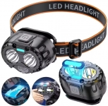 רק 2.1$/7 ש״ח לפנס ראש עוצמתי וקל משקל עם תאורת LED בהירה ועמידות למים!!