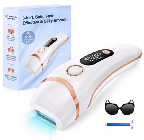 רק 31$/100 ש״ח למכשיר ה־IPL האיכותי להסרת שיער עם 999,900 פולסים ו־9 רמות עוצמה ללא כאב!!