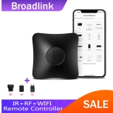 רק 26.6$/98 ש״ח לשלט האוניברסלי + בית חכם הכי חזק ומומלץ בגרסה החדשה Broadlink RM4 pro!!