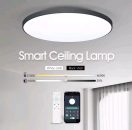 רק 13.6$/45 ש״ח למנורת תקרה חכמה בעיצוב מודרני בהספק ‎36W‎ או ‎50W‎ – נשלטת משלט ואפליקציה, עם שליטה בעוצמת ובהירות האור!!