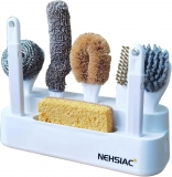 רק 11.4$/36 ש"ח (משלוח חינם בהגעה לסכום כולל של 49$ ומעלה) לסט מברשות ניקוי למטבח Nehsiac הכולל 7 חלקים לבקבוקים, סירים, פינות צרות, כלים ומשטחים!!