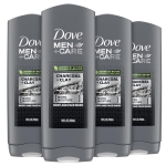 רק 27.8$\95 ש"ח (משלוח חינם בהגעה לסכום כולל של 49$ ומעלה) ל 4 חבילות סבון שטיפה ופנים לגבר של Dove MEN+CARE!! 