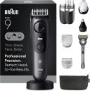 רק 94.9$/294 ש״ח מחיר סופי כולל הכל עד דלת הבית למכונת תספורת ועיצוב Braun Series 9 AIO9535 עם 40 דרגות אורך, מצב PowerBoost וסוללה חזקה עד 120 דקות עבודה אלחוטית!!