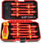 רק 15.9$\57 ש"ח (משלוח חינם בהגעה לסכום כולל של 49$ ומעלה) לסט מברגים מבודדים 1000V עם 13 חלקים!!