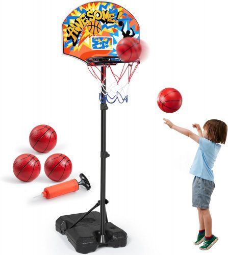 רק 32$\120 ש"ח (משלוח חינם בהגעה לסכום כולל של 49$ ומעלה) למתקן סל מתכוונן לילדים מבית JOYIN!!