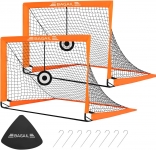 רק 29.9$\102 ש"ח (משלוח חינם בהגעה לסכום כולל של 49$ ומעלה) לזוג שערי כדורגל בגודל 1.2X0.9 מטר כולל יתדות ותיק אכסון!!