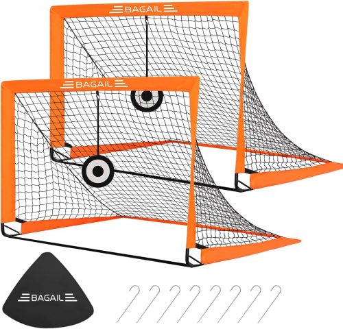 רק 29.9$\102 ש"ח (משלוח חינם בהגעה לסכום כולל של 49$ ומעלה) לזוג שערי כדורגל בגודל 1.2X0.9 מטר כולל יתדות ותיק אכסון!!