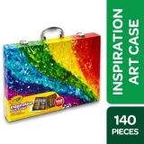 רק 19.9$\67 ש"ח (משלוח חינם בהגעה לסכום כולל של 49$ ומעלה) למזוודה ענקית 140 חלקים סופר מומלצת מבית קריולה Crayola Inspiration Art!!