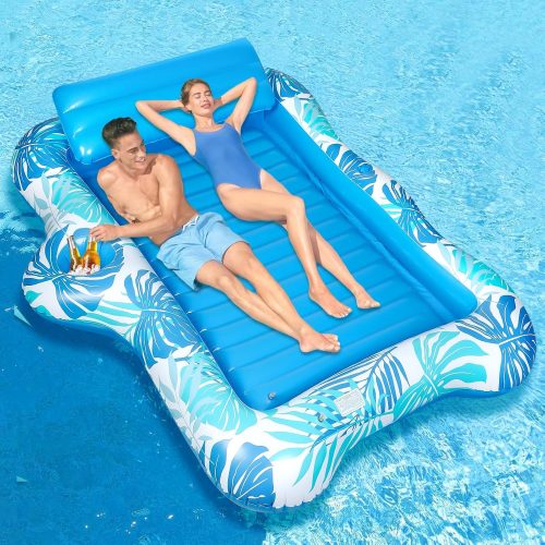 רק 115 ש"ח (משלוח חינם בהגעה לסכום כולל של 49$ ומעלה) למזרן ים ענקי זוגי (211X160), עם מקום מובנה לבירה וכרית לראש לנוחות מירבית!!