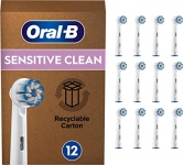 רק 31£\142 ש"ח מחיר סופי כולל הכל עד דלת הבית למארז 12 ראשים למברשת שיניים חשמלית Oral-B Sensitive Clean!! 