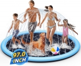 רק 33$\117 ש"ח (משלוח חינם בהגעה לסכום כולל של 49$ ומעלה) למזרקת מים גדולה במיוחד לילדים!!