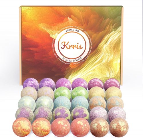 רק 15.9$\60 ש"ח (משלוח חינם בהגעה לסכום כולל של 49$ ומעלה) למארז ענק של 50 פצצות אמבטיה ב-10 ריחות שונים!!