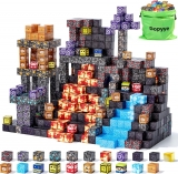 רק 24.9$/82 ש"ח מחיר סופי כולל הכל עד דלת הבית לסט המגנטים הענק מבית Dopyye בנושא הרי געש לפיתוח היצירתיות והדמיון של הילדים!!