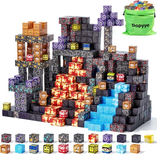 רק 24.9$/82 ש"ח מחיר סופי כולל הכל עד דלת הבית לסט המגנטים הענק מבית Dopyye בנושא הרי געש לפיתוח היצירתיות והדמיון של הילדים!!