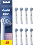 רק 27£/126 ש״ח מחיר סופי כולל הכל עד דלת הבית למארז 8 ראשים למברשת שיניים חשמלית Oral-B Pro Sensitive Clean!!
