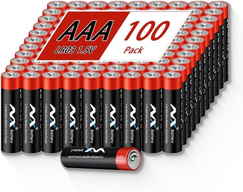 רק 18.9$/58 ש״ח (משלוח חינם בהגעה לסכום כולל של 49$ ומעלה) לסט של 100 סוללות AAA אלקליין NXbettery עם עוצמה גבוהה, חיי מדף עד 10 שנים ואמינות לשימוש יומיומי!!