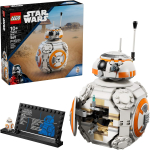רק 89.9$/287 ש״ח מחיר סופי כולל הכל עד הבית ללגו LEGO Star Wars BB-8 – דגם אינטראקטיבי להרכבה ותצוגה, מושלם לחובבי מלחמת הכוכבים!!