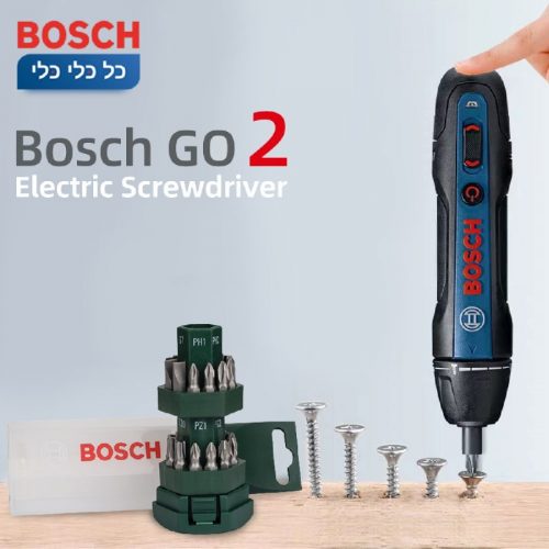 דיל מקומי רק 199 ש"ח למברגון החשמלי הנטען האהוב BOSCH GO 2