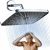 רק 15$\54 ש"ח (משלוח חינם בהגעה לסכום כולל של 49$ ומעלה) לראש מקלחת מרובע ענק 30.5 ס״מ גימור כרום ABS באיכות גבוהה!!