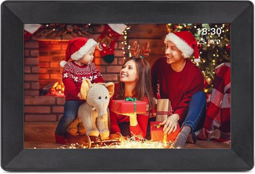 רק 104 ש"ח (משלוח חינם בהגעה לסכום כולל של 49$ ומעלה) למסגרת תמונות ווידאו דיגיטלית עם מסך טאץ בגודל 10.1 אינץ', אחסון פנימי בנפח 16 ג'יגה!!