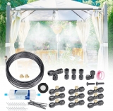 רק 54 ש"ח (משלוח חינם בהגעה לסכום כולל של 49$ ומעלה) לערכת מתזי מים לפרגולה\מרפסת באורך של 9 או 18 מטר!!