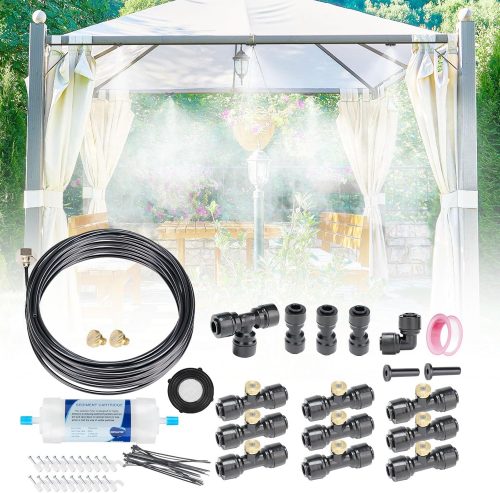 רק 54 ש"ח (משלוח חינם בהגעה לסכום כולל של 49$ ומעלה) לערכת מתזי מים לפרגולה\מרפסת באורך של 9 או 18 מטר!!