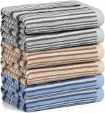 רק 54 ש"ח (משלוח חינם בהגעה לסכום כולל של 49$ ומעלה) לסט 6 מגבות מטבח גדולות במיוחד בגודל 40X66 ס"מ!!