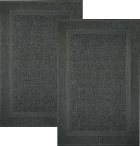 רק 21.9$/70 ש״ח (משלוח חינם בהגעה לסכום כולל של 49$ ומעלה) לזוג שטיחוני מגבת רחצה Infinitee Xclusives – עשויים 100% כותנה רכה, סופגים, ניתנים לכיבוס, ללא גב גומי!!