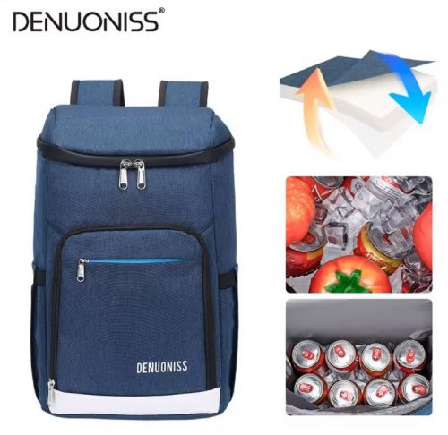 רק 19.8$/63 ש״ח לתיק קירור תרמי DENUONISS עמיד למים עם בידוד עבה, פתיחה רחבה, נפח נדיב ופותחן בקבוקים – פתרון מושלם לפיקניקים וים!!