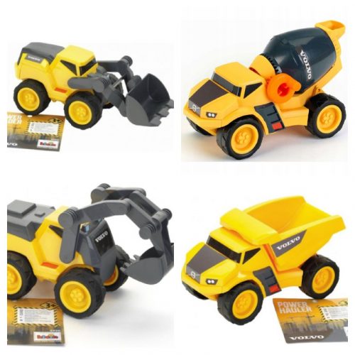 דיל מקומי: צעצועי רכבי העבודה לילדים מסדרת VOLVO הרשמית של Theo Klein במבצע שווה של 3 רכבים ב-99₪ בלבד!