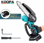 רק 19.2$/61 ש״ח למסור שרשרת חשמלי 6 אינץ’ תואם מקיטה 18V – קל משקל, חזק, ונוח לעבודות גינה ועץ!!