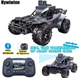 רק 42.1$/135 ש״ח לרכב שלט שטח עם מצלמת FPV, שידור חי למסך LCD, מתלים, שלדת מתכת ושליטה כפולה!!