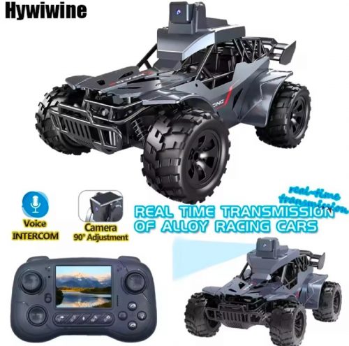 רק 42.1$/135 ש״ח לרכב שלט שטח עם מצלמת FPV, שידור חי למסך LCD, מתלים, שלדת מתכת ושליטה כפולה!!