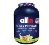 דיל מקומי: ראשון חלבון – חיזוק שבועי נוסף במחיר מנצח!! אבקת חלבון מי גבינה 2.03 ק"ג Allin Whey בטעם פיסטוק רק ב-₪180!!