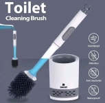 רק 11.2$/36 ש״ח למברשת שירותים חדשנית מסיליקון עם מיכל נוזל ניקוי מובנה וראש גמיש 360° לניקוי יסודי ומהיר!!