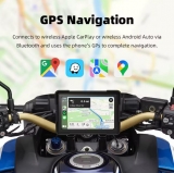 רק 39.1$/128 ש״ח ל־המסך החכם לאופנוע עם CarPlay ו־Android Auto מבית EKIY!!
