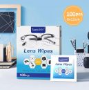 רק 3.9$/12 ש״ח למארז של 100 מגבונים לחים לניקוי עדשות ומשקפיים, עטופים בנפרד, מתייבשים מהר ומתאימים גם למסכים רגישים!!