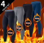 רק 24$/76 ש״ח סט של 4 מכנסיים חמים לגברים – צמודים, נוחים, מבודדים ונראים טוב גם כבסיס לשכבות חורפיות!!