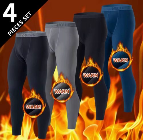 רק 24$/76 ש״ח סט של 4 מכנסיים חמים לגברים – צמודים, נוחים, מבודדים ונראים טוב גם כבסיס לשכבות חורפיות!!