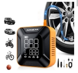 רק 17.2$/56 ש״ח (משלוח חינם בהגעה לסכום כולל של 49$ ומעלה) למפוח/מדחס הצמיגים האלחוטי מבית Auxbeam – מסך Ultra-HD והפעלה חכמה בלחיצה!!