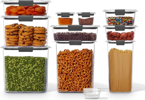 רק 50.9$\184 ש"ח מחיר סופי כולל הכל עד דלת הבית ל 10 קופסאות שקופות מבית Rubbermaid המעולים כולל כפות מדידה\מזיגה!!