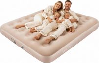 רק 64.9$/211 ש״ח מחיר סופי כולל הכל עד דלת הבית למזרן המתנפח הזוגי Anytrip Queen עם משאבה נטענת, כרית בילט-אין, גובה מוגבה, משטח רך ועמידות מלאה לשטח!!