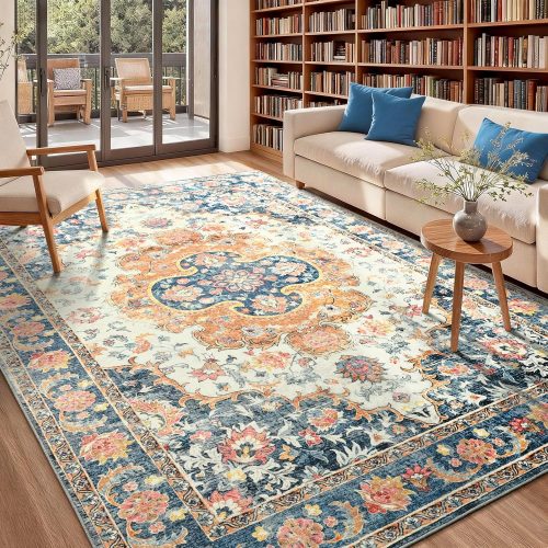 רק 22.9$/74 ש״ח (משלוח חינם בהגעה לסכום כולל של 49$ ומעלה) לשטיח כחול בגודל 120×180 ס״מ – כביס, דק, רך במיוחד ונשאר יציב גם באזורים עמוסים!!