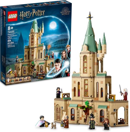 רק 87.4$/274 ש״ח מחיר סופי כולל הכל עד דלת הבית לסט LEGO הארי פוטר 76402 – משרדו של דמבלדור, כולל 6 דמויות, חרב גריפינדור, מצנפת מיון ועוד!!