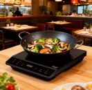 רק 41.2$/127 ש״ח לכיריים אינדוקציה Electro Max בעוצמה 2000W עם משטח זכוכית קריסטל, שליטת מגע דיגיטלית, 10 דרגות חימום וטיימר חכם לבישול מהיר ונוח בכל מקום!!