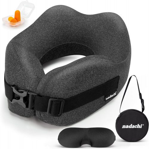 רק 17.7$\66 ש"ח (משלוח חינם בהגעה לסכום כולל של 49$ ומעלה) לכרית טיולים לצוואר כולל כיסוי עיניים ואטמי אוזניים!!